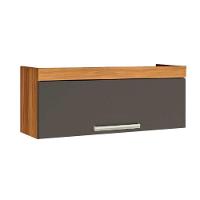 Módulo Cozinha Nesher Burguesa Armário  c/ 1 Porta Basculante Freijo/Grafite - 1