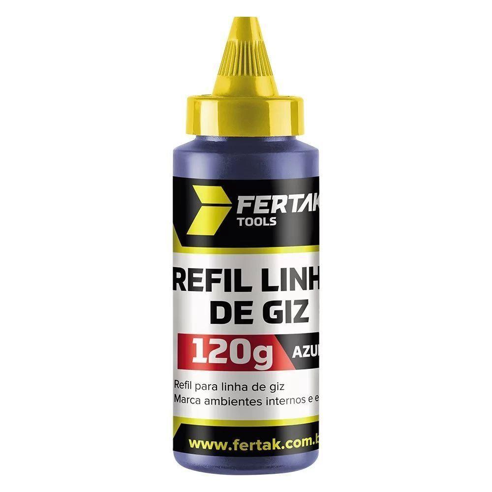 Refil Linha De Giz 120g Azul - Fertak - 1