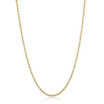 Colar Curto Cordão Baiano Folheado A Ouro 18k