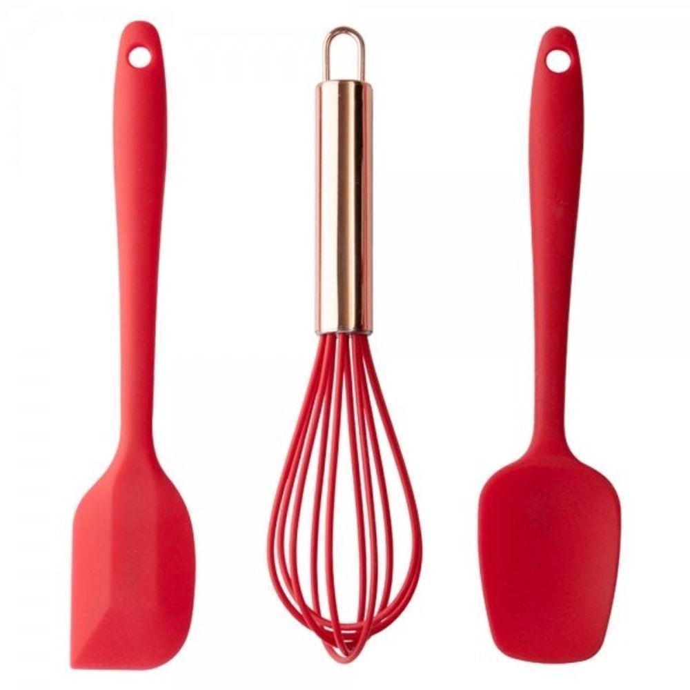Kit Utensílios Silicone 25 Cm - (3 Peças) Clink - 1