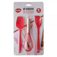 Kit Utensílios Silicone 25 Cm - (3 Peças) Clink - 7