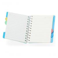 Caderno Pequeno Com Divisórias Espiral Anotações Pauta Cor Preto - 3