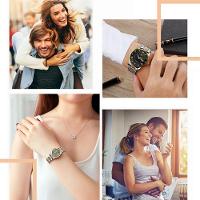 Relógio Automático Casal Aço Inoxidável De Luxo Conjunto De Relogio Mecânico Casual - 2