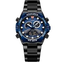 Relógio De Pulso Quartzo Masculino Dupla Exibição Digital Casual Esportivo - 1