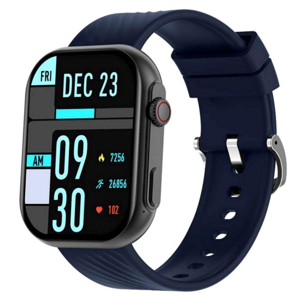 Relógio Inteligente Digital Zl80 Hd Tela Grande Bluetooth Chamada Modo Azul - 1