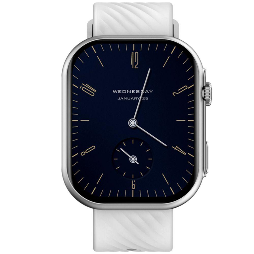 Relógio Inteligente Digital Zl80 Hd Tela Grande Bluetooth Chamada Modo Branco - 2