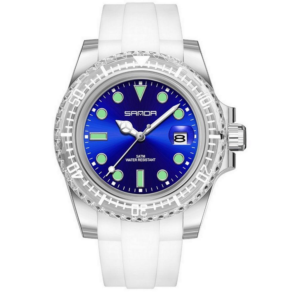 Relógio De Quartzo Feminino Casual Alça De Silicone A Prova De D´agua - 2