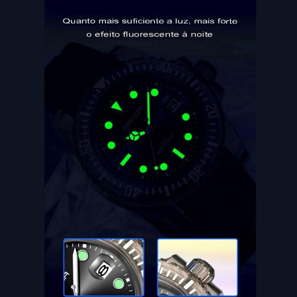 Relógio De Quartzo Feminino Casual Alça De Silicone A Prova De D´agua - 3