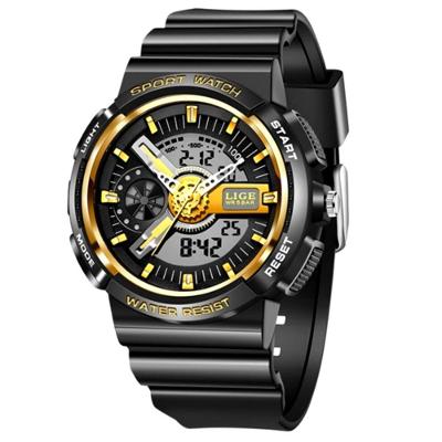Relógio Digital Feminino Duplo Display Esportivo Movimento De Quartzo