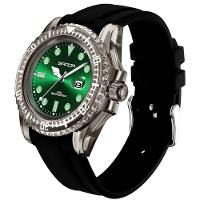 Relógio De Quartzo Feminino Casual Alça De Silicone A Prova De D´agua - 1