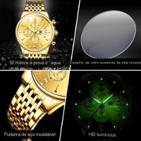 Relógio De Pulso Masculino De Aço Inoxidável Multifunções Esportivo Classico - 2