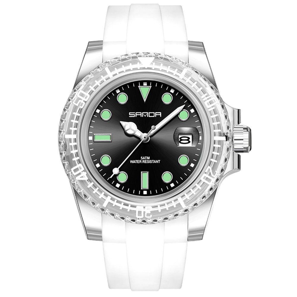 Relógio De Quartzo Feminino Casual Alça De Silicone A Prova De D´agua - 2