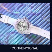 Relógio De Quartzo Feminino Casual Alça De Silicone A Prova De D´agua - 3