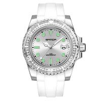 Relógio De Quartzo Feminino Casual Alça De Silicone A Prova De D´agua - 4