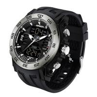 Relógios Esporte Quartzo E Digital 50m Cronômetro E Luz De Fundo - 1