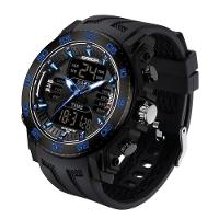 Relógios Esporte Quartzo E Digital 50m Cronômetro E Luz De Fundo - 1