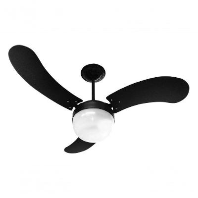 Ventilador De Teto Venti-Delta New Montana 3 Pás Laqueado Preto 220V
