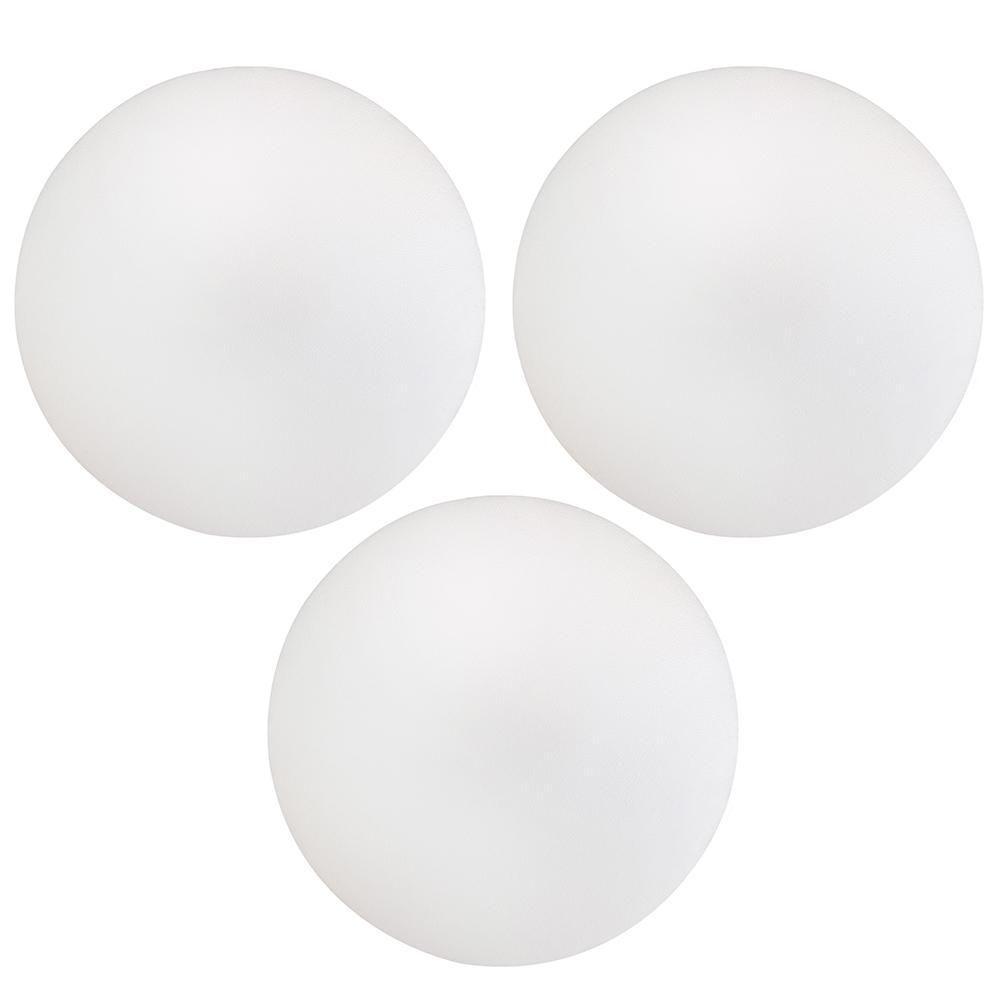 Kit 03 Assentos Redondo Banqueta Cadeira Estofados Poltronas H02 Corino Branco 35 Cm - Lyam Decor - 1
