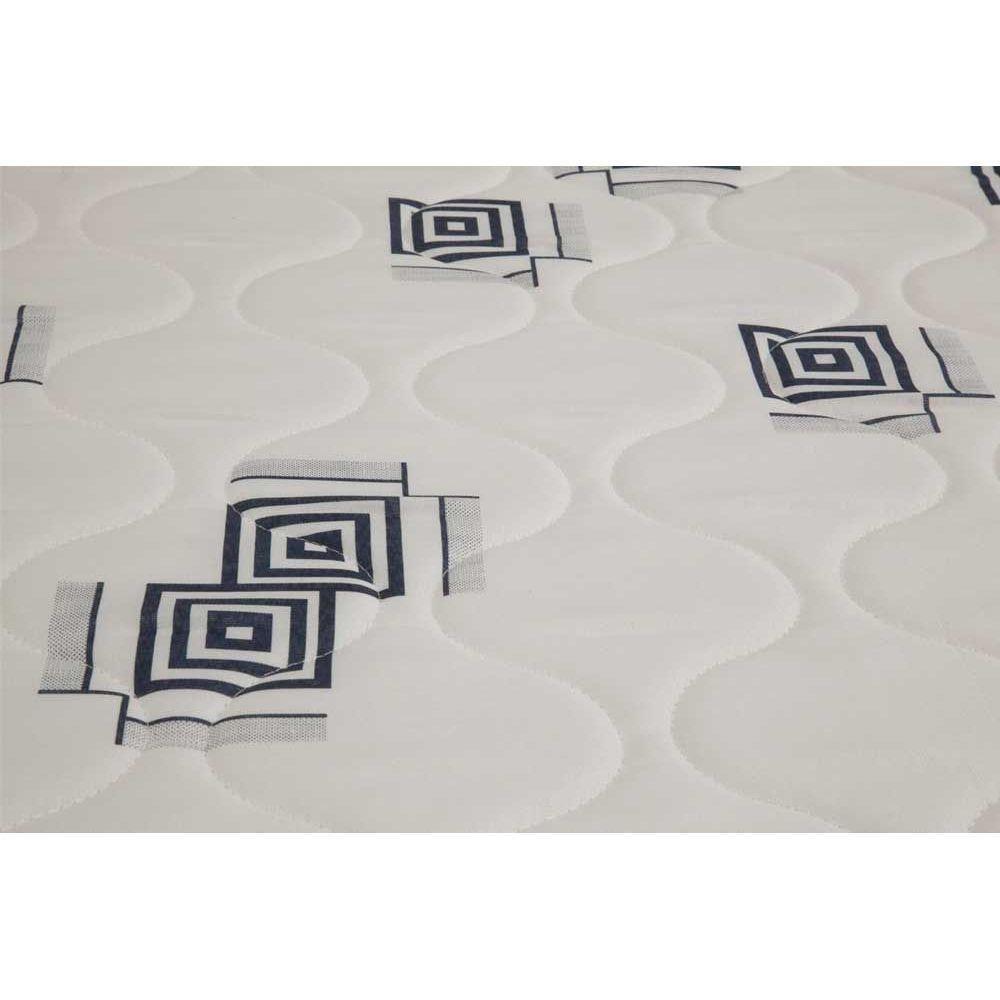 Cama Box Baú King: Colchão Espuma Ortobom D33 Light Saúde + Base CRC Courano White(186x198) - 3
