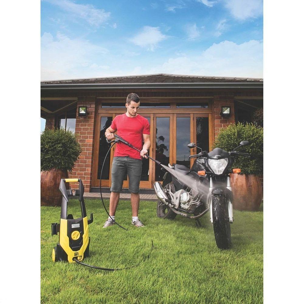 Lavadora De Alta Pressão 1400 W Para Uso Eventual Com Mangueira Alta Pressão 3 M Jato Reg - 4