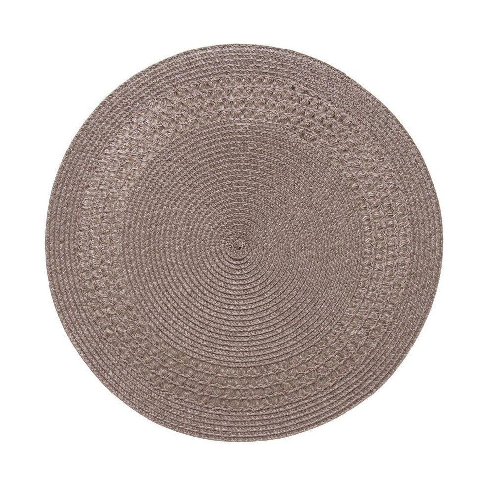 Jogo Americano Copa E Cia 6 Peças Luna Tressê Taupe - 1