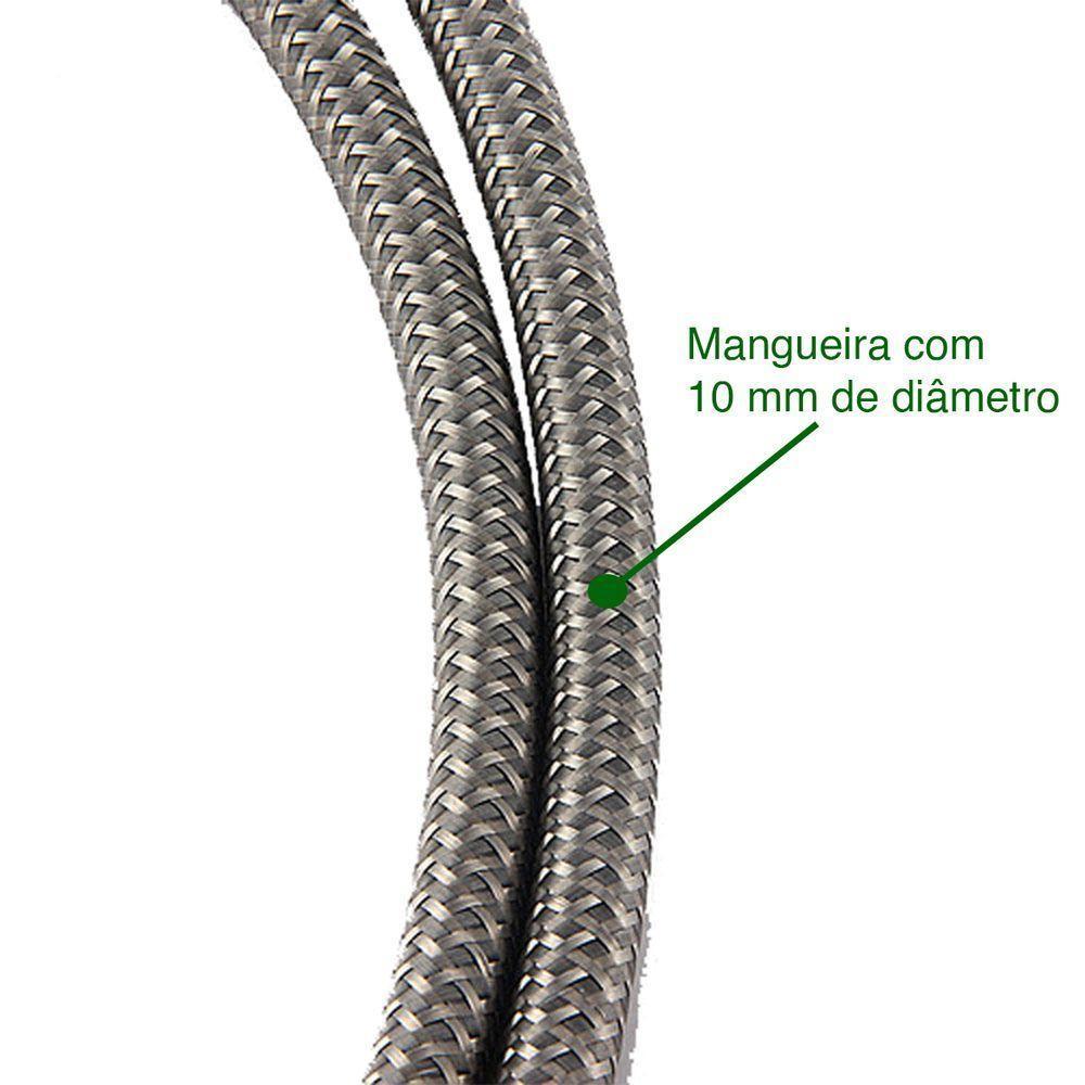 Torneira Misturador Monocomando Lorben Aço Inox Escovado Mesa Pia Bancada Bica Baixa Banheiro Lavatório Gt6144 - 5