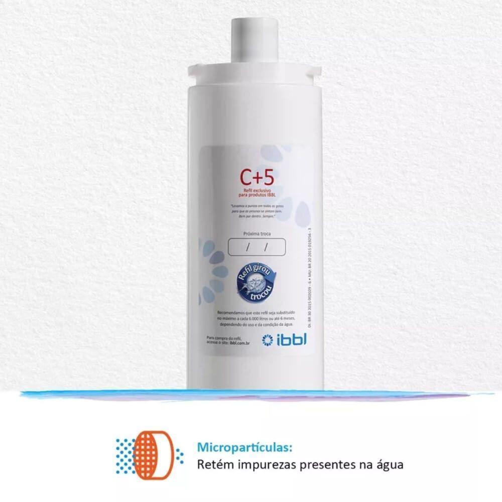 Kit 6 Refil Filtro Purificador Ibbl C+5 Fr600 Expert Evolux Cor Branco - 5