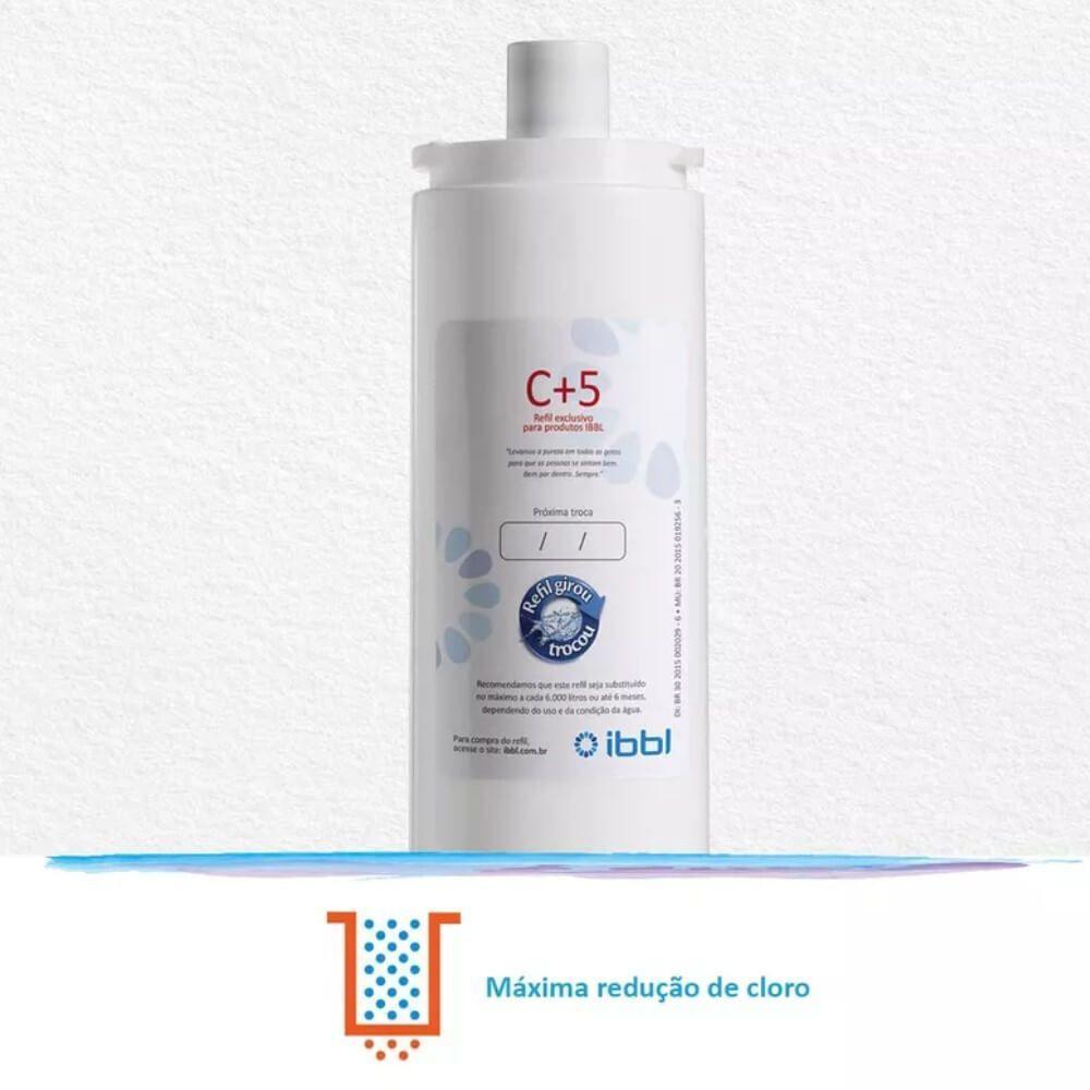 Kit 6 Refil Filtro Purificador Ibbl C+5 Fr600 Expert Evolux Cor Branco - 6