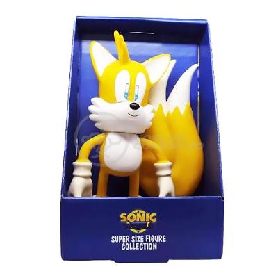 Boneco Tails Articulado Grande Super Size 23cm Sonic World