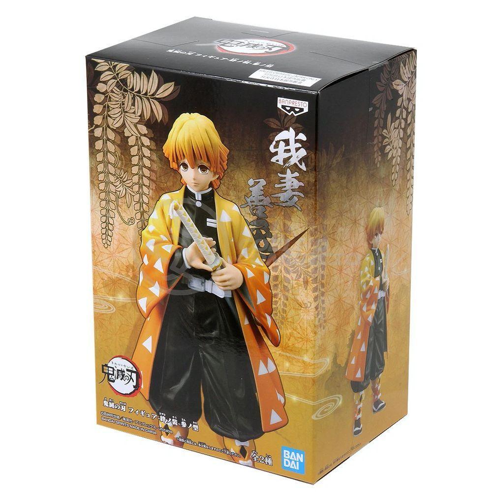 Action Figure Kimetsu No Yaiba Boneco Zenitsu Agatsuma Raio Demon Slayer 14cm - 2