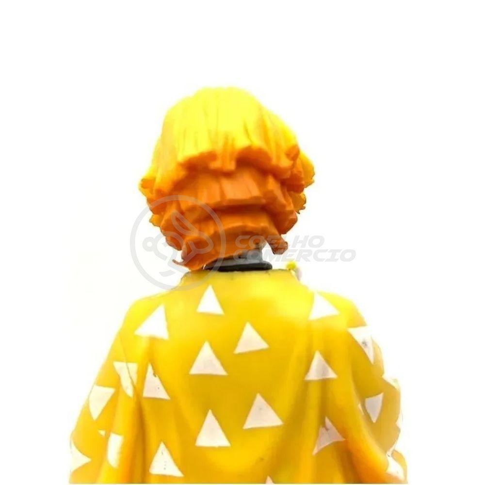 Action Figure Kimetsu No Yaiba Boneco Zenitsu Agatsuma Raio Demon Slayer 14cm - 5