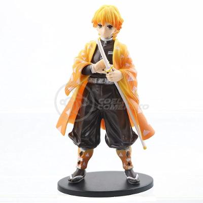 Action Figure Kimetsu No Yaiba Boneco Zenitsu Agatsuma Raio Demon Slayer 14cm