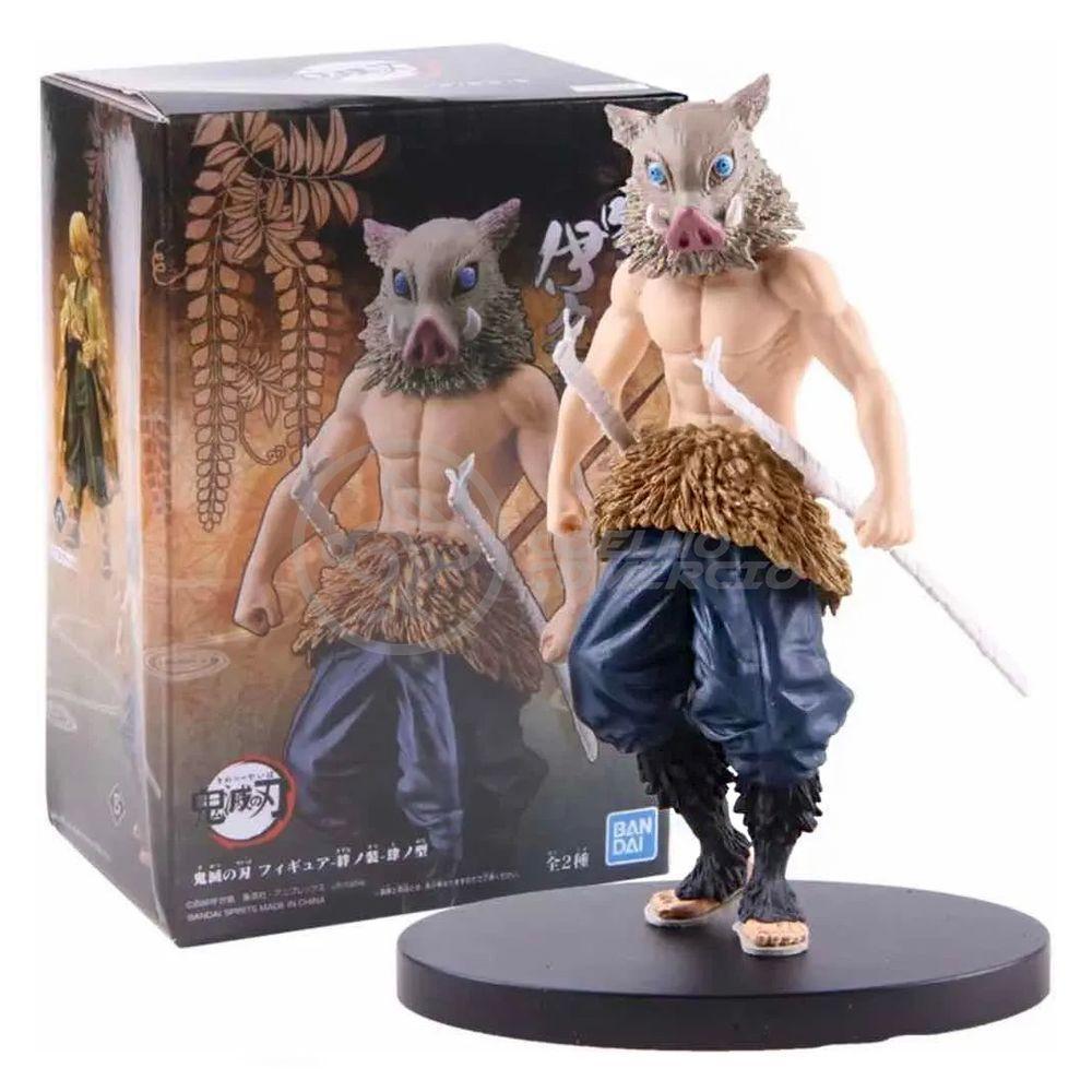 Action Figure Kimetsu No Yaiba Boneco Inosuke Hashibira Demon Slayer 14cm - 1