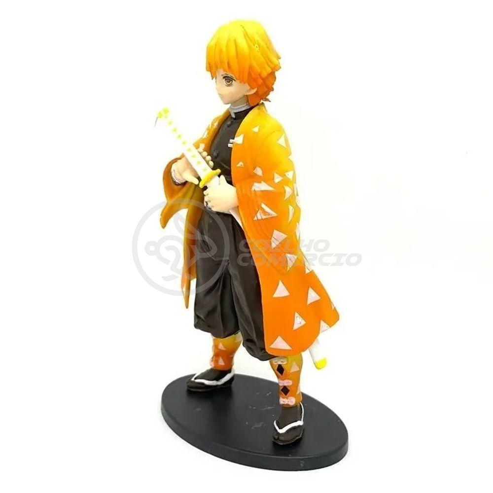 Action Figure Kimetsu No Yaiba Boneco Zenitsu Agatsuma Raio Demon Slayer 14cm - 1