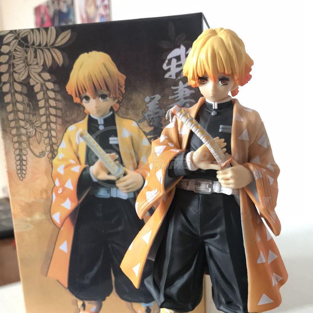 Action Figure Kimetsu No Yaiba Boneco Zenitsu Agatsuma Raio Demon Slayer 14cm - 3