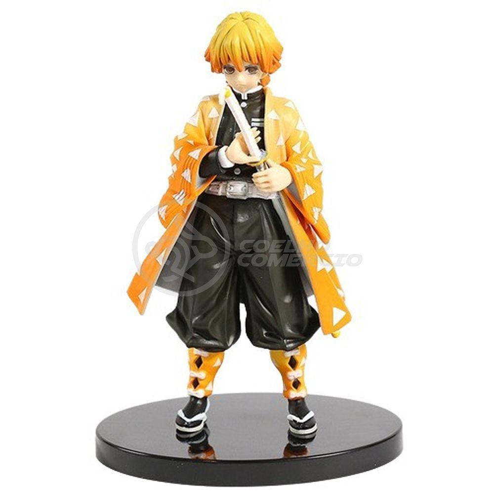 Action Figure Kimetsu No Yaiba Boneco Zenitsu Agatsuma Raio Demon Slayer 14cm - 7