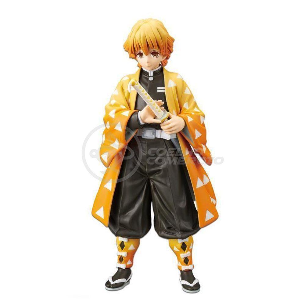Action Figure Kimetsu No Yaiba Boneco Zenitsu Agatsuma Raio Demon Slayer 14cm - 1