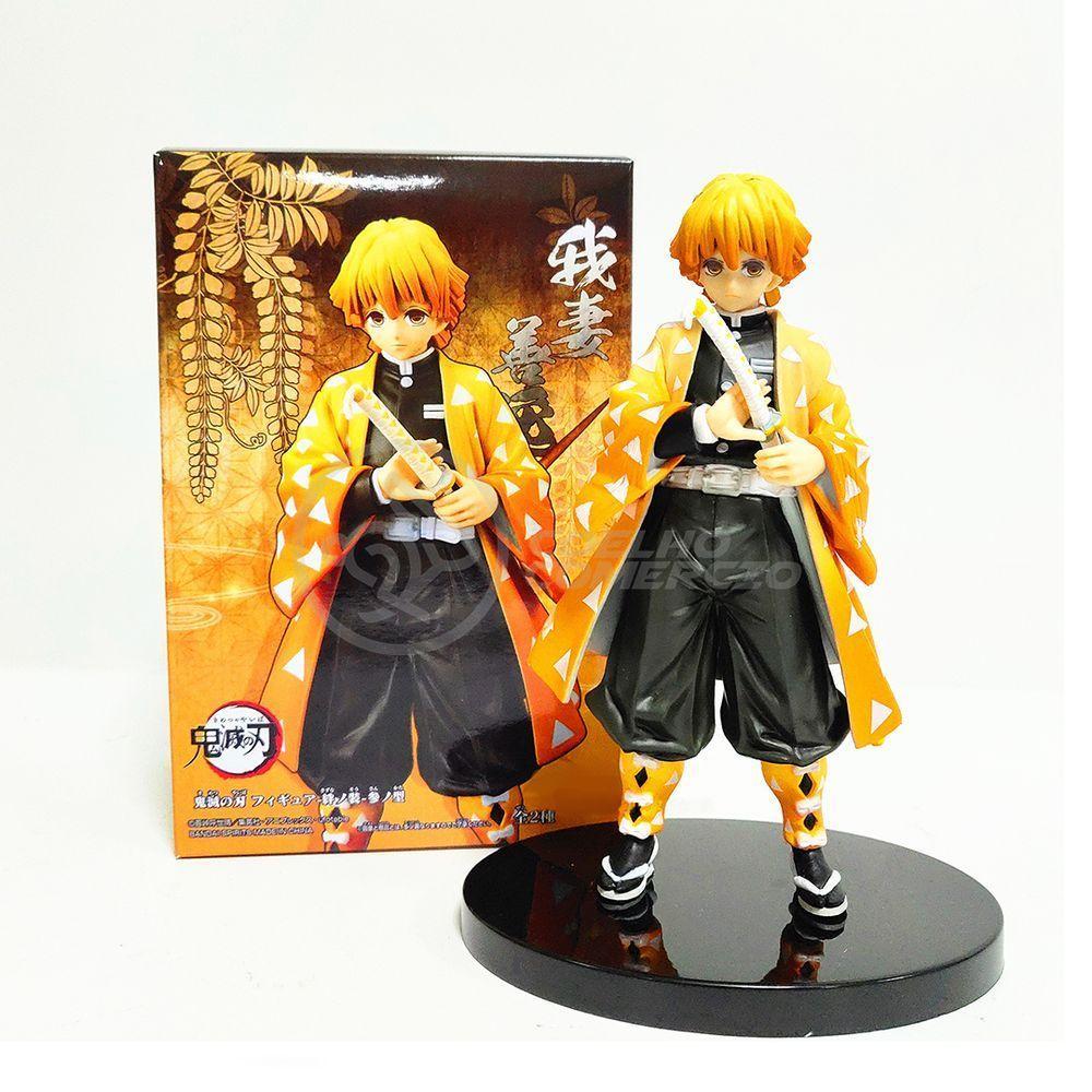 Action Figure Kimetsu No Yaiba Boneco Zenitsu Agatsuma Raio Demon Slayer 14cm - 1