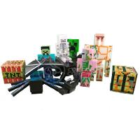 Kit Minecraft Dragão 3 Bonecos 1 Creeper 1 Aranha Azul - 1