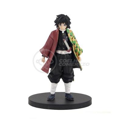 Action Figure Kimetsu No Yaiba Boneco Tomioka Giyu Pilar Da Agua Demon Slayer 14cm