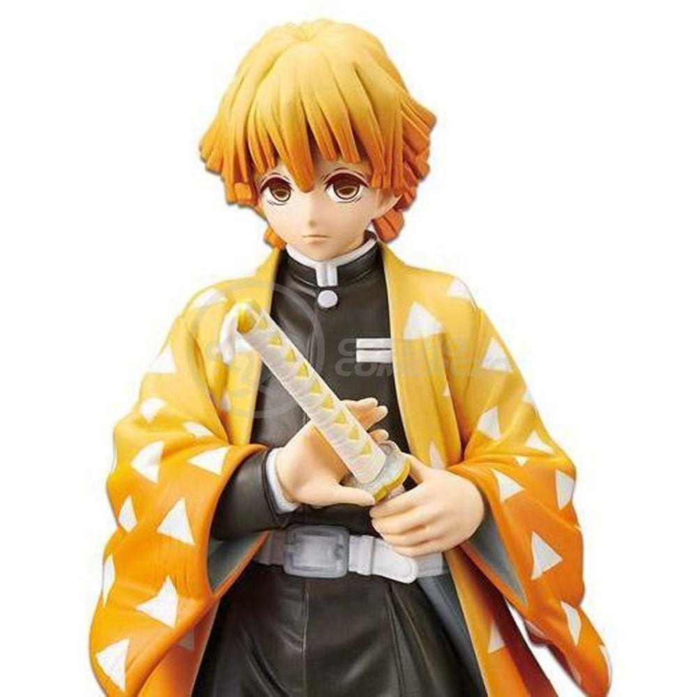 Action Figure Kimetsu No Yaiba Boneco Zenitsu Agatsuma Raio Demon Slayer 14cm - 6