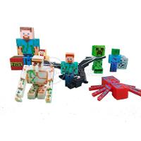 Kit Minecraft Dragão 3 Bonecos + 1 Aranha Vermelha - 1