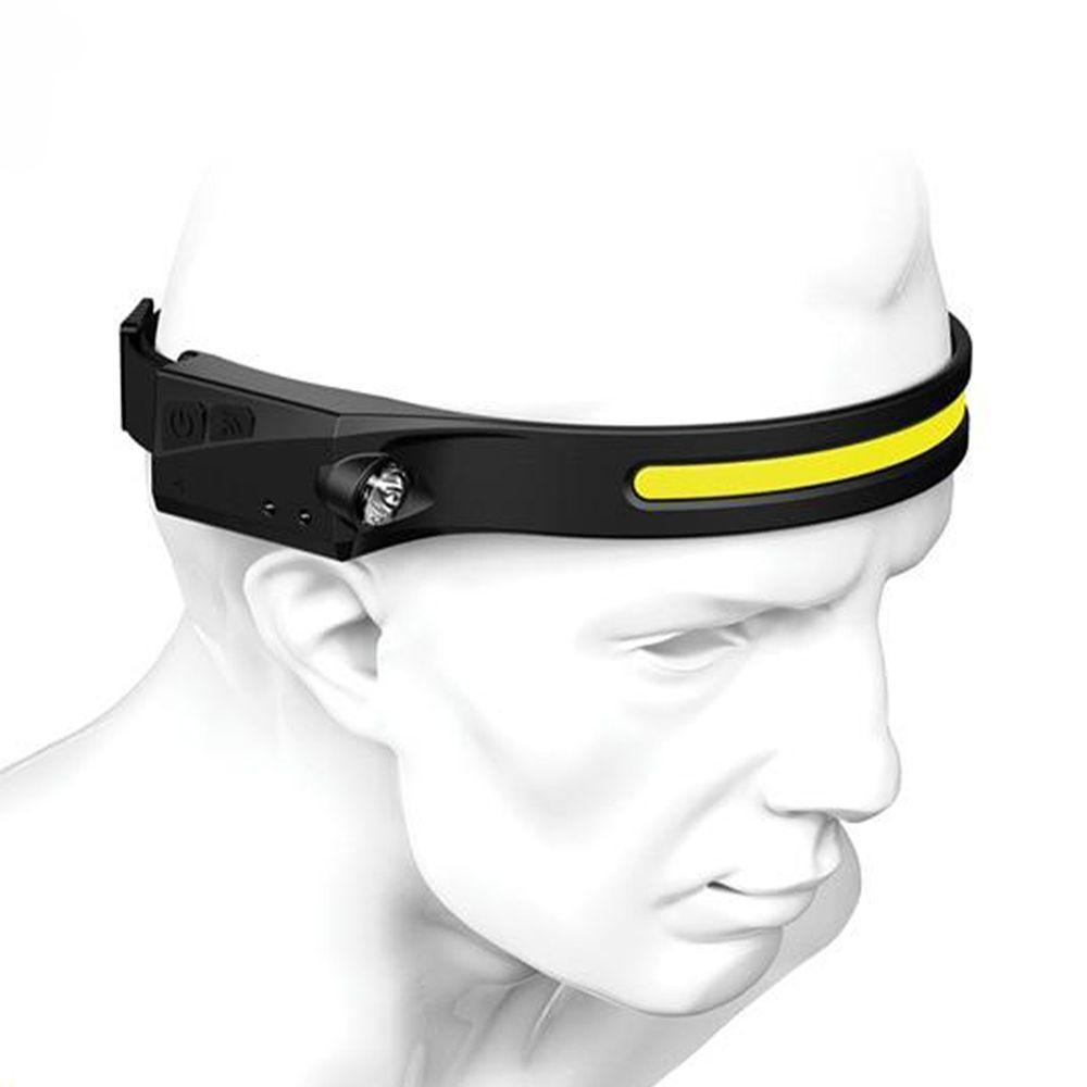 Lanterna De Cabeça Sensor Movimento Led Cob Xpe Ajustavel - 7