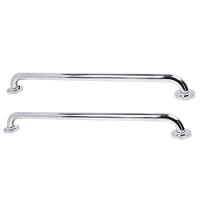 Alça Barra De Apoio 70 Cm Inox Kit 2 Uni Suporte Acessibilidade Idoso Gestante - 1