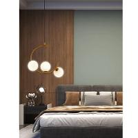 Luminaria Pendente Lustre Meia Lua Enfeite Luxo Sala Quarto - 9