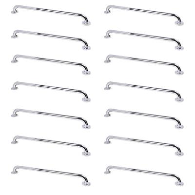 Alça De Apoio Barra Inox Kit 14 Unidades 70cm Segurança Idoso Deficiente