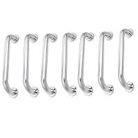 Alça De Apoio Barra 30cm Inox Kit 7 Unidades Idoso Cadeirante Banheiro Box - 1