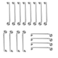 Alça De Apoio Barra Inox Kit 16 Unidades 40cm 70cm 80cm Segurança Idoso Deficiente - 1