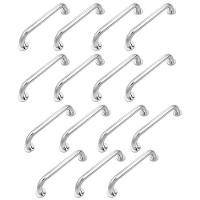 Alça De Apoio Barra 30cm Inox Kit 15 Uni Suporte Idoso Banheiro Box Corrimao Acessibilidade - 1