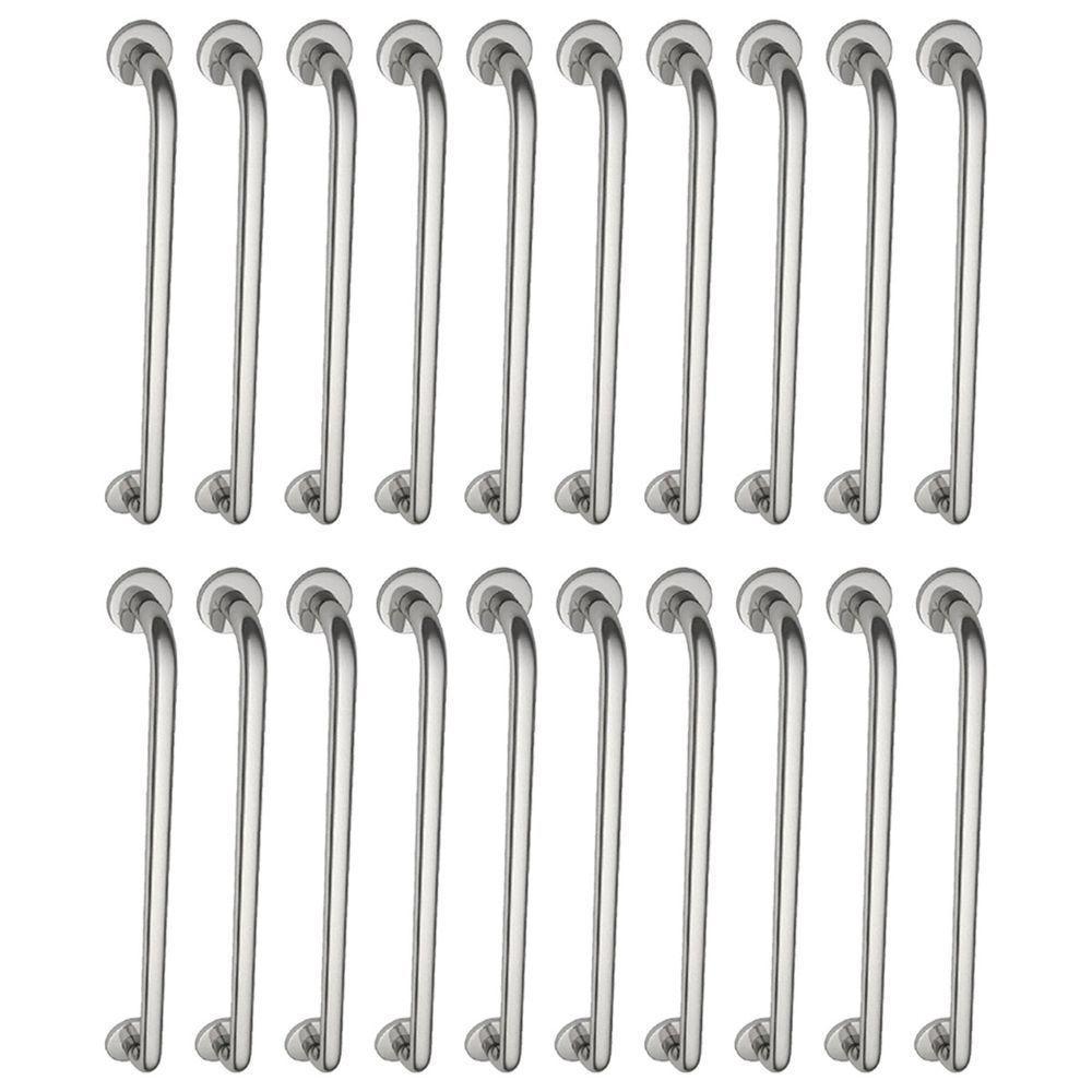 Alça De Apoio Barra Inox Kit 20 Unidades 70cm Segurança Idoso Deficiente - 1